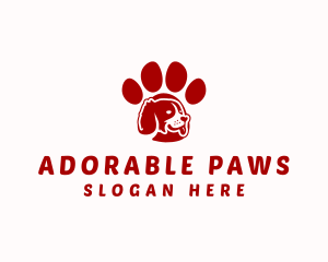 Dog Paw Veterinary logo design