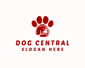 Dog Paw Veterinary logo design