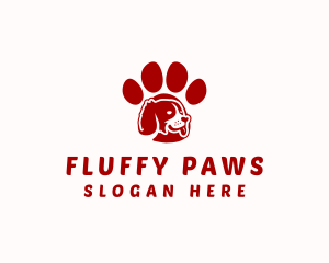 Dog Paw Veterinary logo design