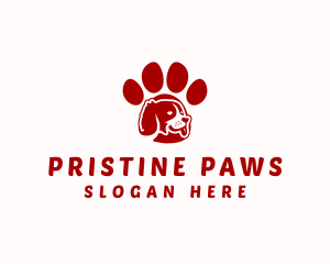 Dog Paw Veterinary logo design