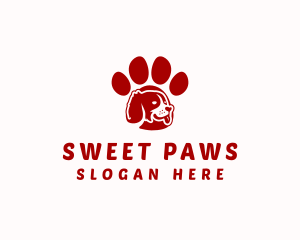 Dog Paw Veterinary logo design