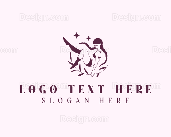 Woman Bikini Waxing Logo