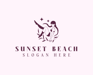 Woman Bikini Waxing logo design