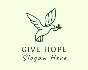 Freedom Charity Dove  logo design