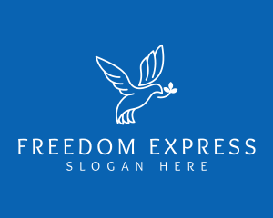 Freedom Charity Dove  logo design