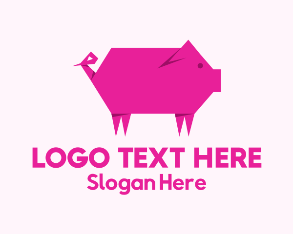 Piglet logo example 2