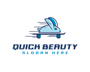 Fast Pet Rabbit Skateboard logo