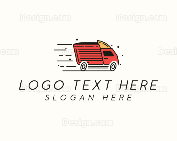 Fast Trucking Delivery Logo