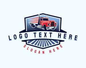 Trucking Cargo Courier logo