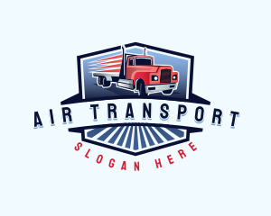 Trucking Cargo Courier logo design