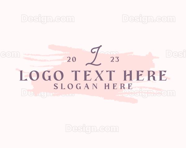 Feminine Fashion Beauty Logo