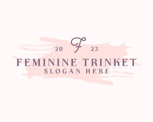 Feminine Fashion Beauty logo design