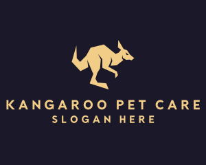 Jumping Wild Kangaroo logo