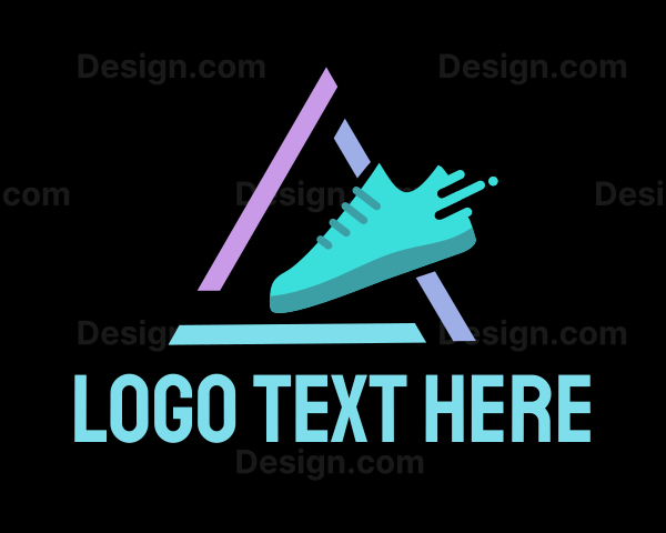 Sneaker Running Shoes Logo