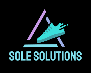 Sneaker Running Shoes logo design