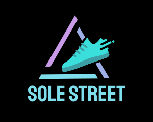 Sneaker Running Shoes logo design