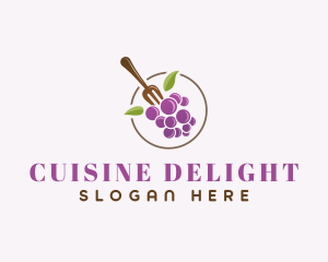 Grape Fruit Meal logo design