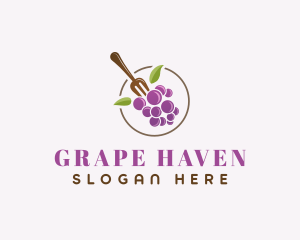 Grape Fruit Meal logo design