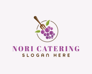 Grape Fruit Meal logo design