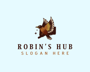 Bird Robin Connecticut logo
