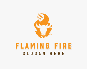 Fire Beef Steakhouse  logo design