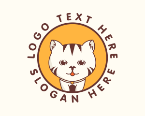 Cute Cat Kitten logo