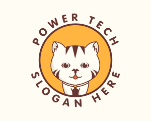 Cute Cat Kitten logo
