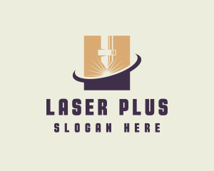 Laser Cutting Machine logo design