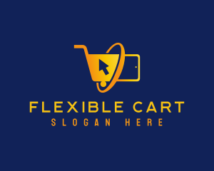 Online Shopping Cart logo design