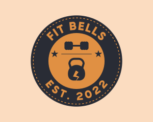 Fitness Gym  Dumbbell logo design