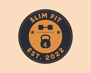 Fitness Gym  Dumbbell logo design