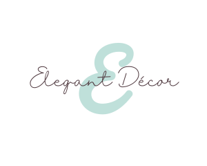 Elegant Script Beauty logo design