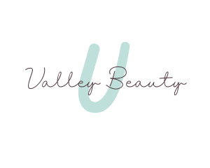 Elegant Script Beauty logo design