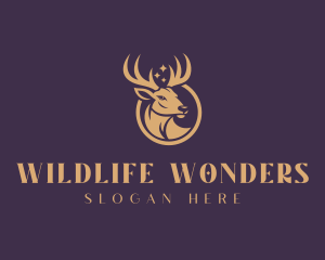 Wildlife Conservation Deer logo design