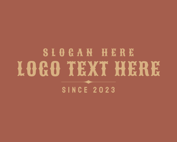 Typography logo example 2