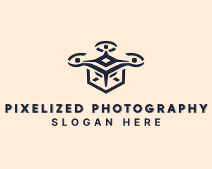 Aerial Drone Copter logo design