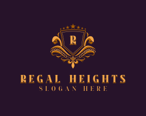 Regal Monarchy Shield logo design