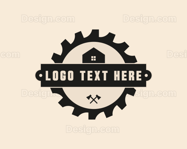 House Axe Circular Saw Logo