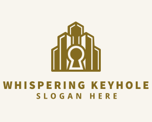 Keyhole Building Real Estate logo design