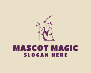 Magical Wizard Moustache logo design