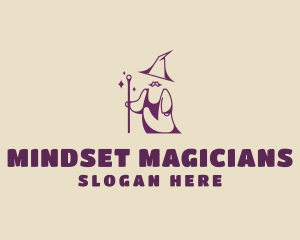 Magical Wizard Moustache logo design