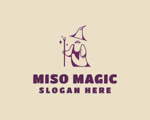 Magical Wizard Moustache logo design