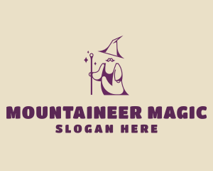 Magical Wizard Moustache logo design