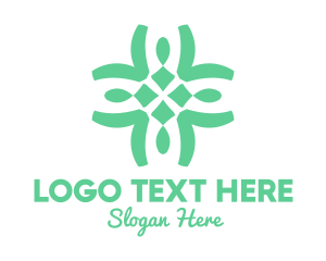 Product - Organic Cross Pattern logo design