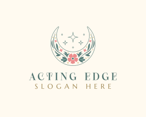 Floral Celestial Boutique logo design