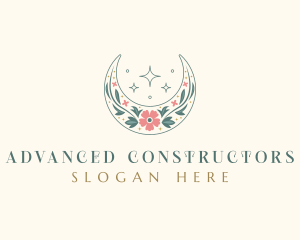 Floral Celestial Boutique logo design