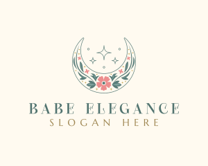 Floral Celestial Boutique logo design