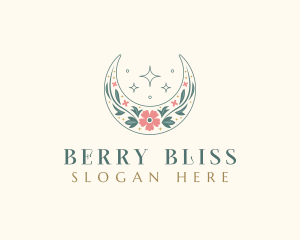 Floral Celestial Boutique logo design