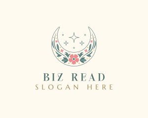 Floral Celestial Boutique logo design