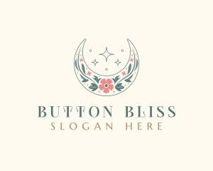 Floral Celestial Boutique logo design